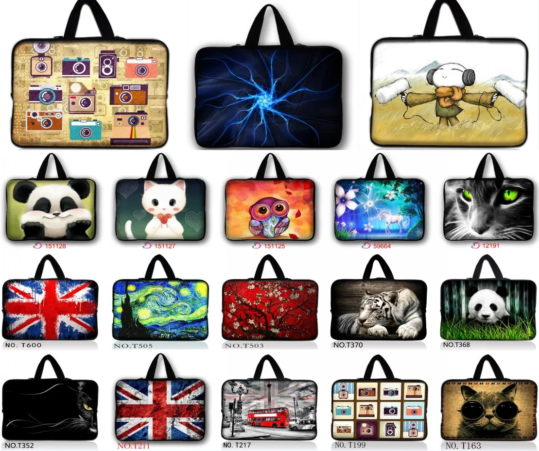 Stylish Designs 17" 17.3" Laptop Carry Sleeve Bag Case For HP Pavilion