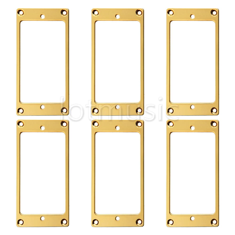 6 pieces Flat Metal Humbucker Pickup Mounting Ring | Спорт и развлечения