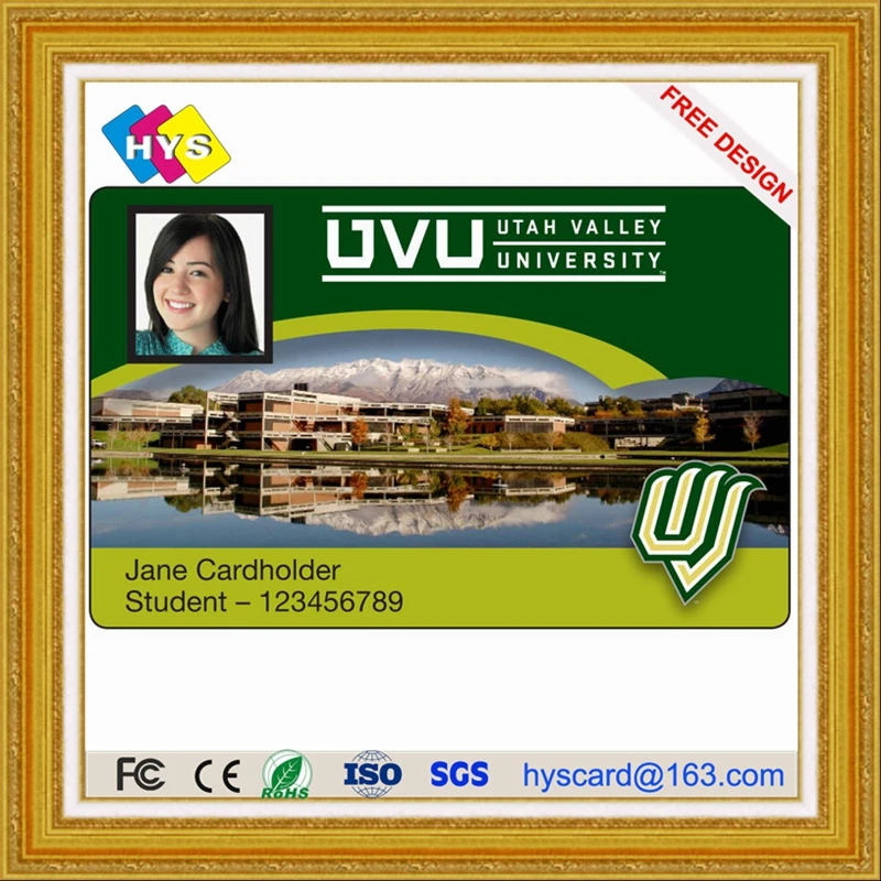Personalized Photo Staff Card And Pvc Business Card For