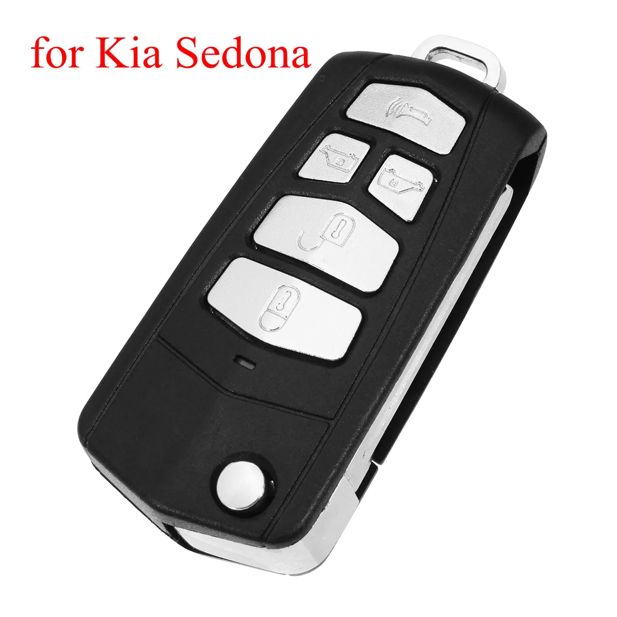 

for Kia Sedona Mini Van 5 Buttons Modified Flip Remote Key Case Shell Folding Key