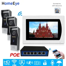 Best Price Wifi Video Intercom Smart Phone App Unlock IP Video Door Phone 3 Doors Home Access Control System Motion Detection Touch Screen Best Price Wifi Video Intercom Smart Phone App Unlock IP Video Door Phone 3 Doors Home Access Control System Motion Detection Touch Screen