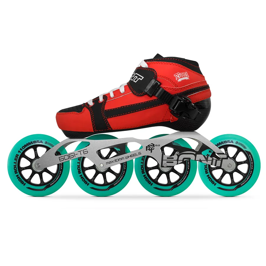 

Original Bont Professional Speed Inline Roller Skates for Kids Adult Men Heatmoldable CarbonFiber Patines Roller Skates Wheel B6