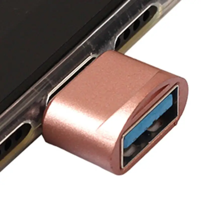 

ALLOYSEED USB2.0 Type-A Female to USB3.1 Type-C OTG Adapter Connector Male OTG Adapter Connector for Samsung Note 8/S8