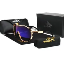 Хит, негабаритные солнцезащитные очки без оправы для мужчин, большой размер,, черные, зеленые, одна линза, большие, ветрозащитные, красные оттенки, для женщин, в стиле панк, солнцезащитные очки NX