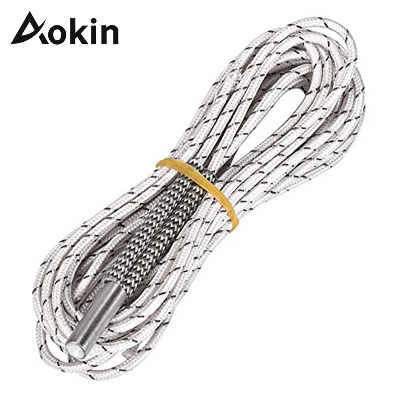 Aokin 1 متر/2 متر التدفئة أنبوب 6*20 ملليمتر 12 فولت 24 فولت 50 واط السيراميك سخان خرطوشة reprap مندل ل HotEnd V6 J-رئيس 3D طابعة أجزاء