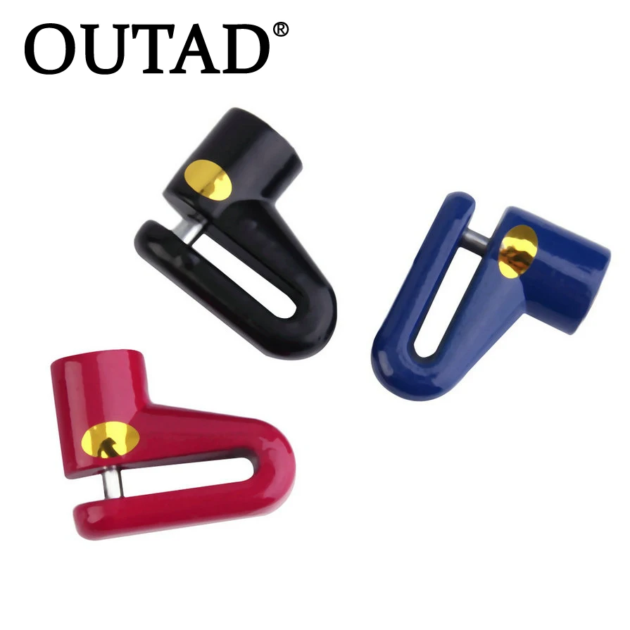 

OUTAD Anti theft Disk Disc Brake Rotor Lock For Scooter Bike Bicycle Motorcycle SafetyLock For Scooter Motorcycle Bicycle Safety