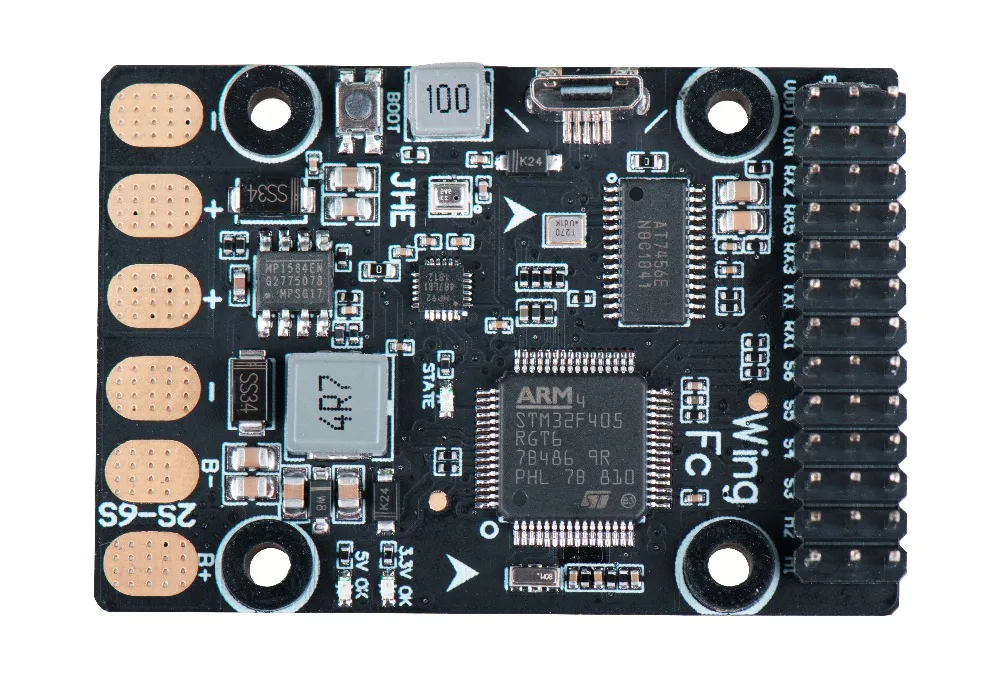 

Fixed-wing flying wing FPV INAV navigation Wing FC flying control F4 OSD BEC current meter