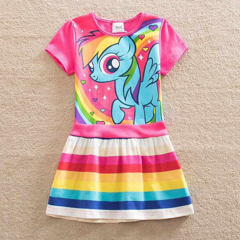 2018 Summer Dress Baby Girl Dress My Little Poli Cotton Dress Girl Wear Kids Clothes Princess Dress Cute Pony Children Clothing цена 2018 Summer Dress Baby Girl Dress My Little Poli Cotton Dress Girl Wear Kids Clothes Princess Dress Cute Pony Children Clothing цены онлайн
