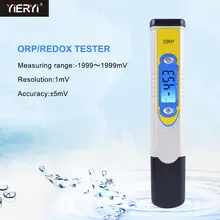 Yieryi Infinity Backlit LCD Pen ORP Meter Oxidation Reduction Potential Negative Potential Tester Range :-1999~1999mg/LmV Yieryi Infinity Backlit LCD Pen ORP Meter Oxidation Reduction Potential Negative Potential Tester Range :-1999~1999mg/LmV