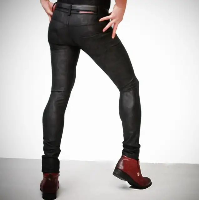 tight black dress pants mens