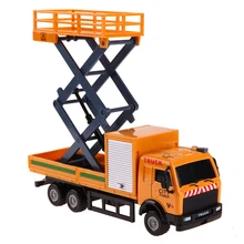 1: 43 Engineering Vehicles Alloy Car Sanitation Rescue Vehicles Trunk Transport Vehicle Toy Car Model
