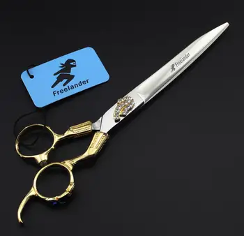 

7.0inchs Freelander 440C TB-74 individuation NICE handle straight scissors