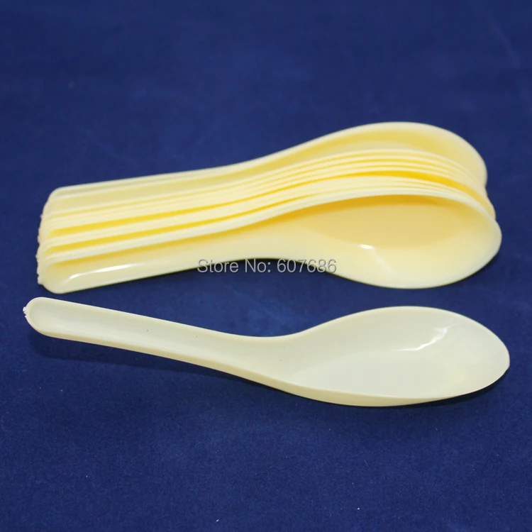 Wholesale 2500 Pieces Asian Soup Spoons Saimin Ramen Plastic Spoon