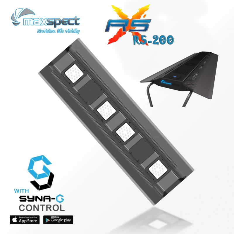 Светодиодный светильник с полным спектром 33 &quotMaxspect Razor X R5 200 200w аквариумный риф