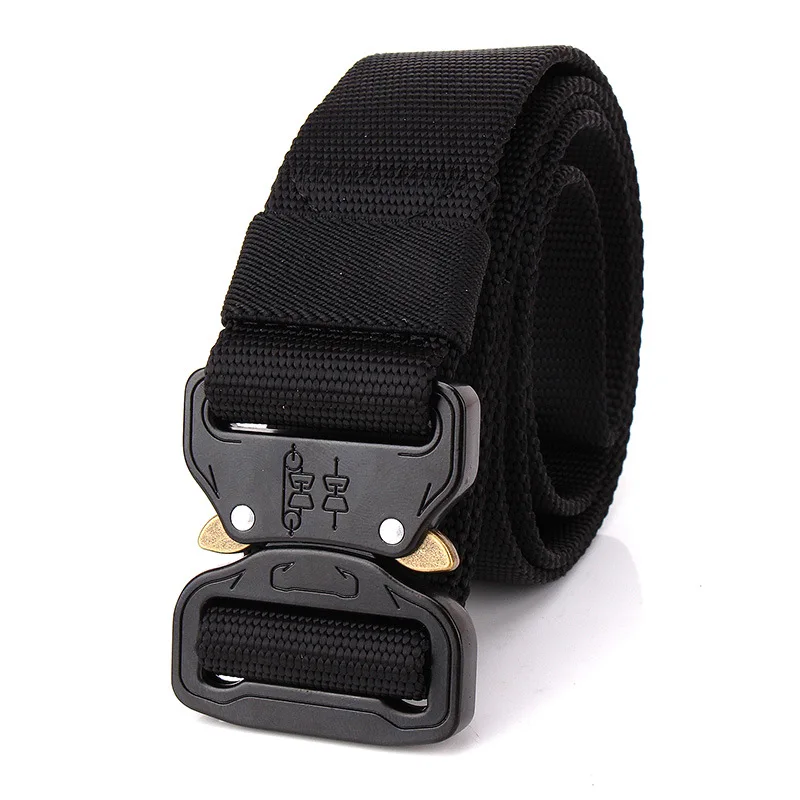 

US Army SWAT Combat Tactical Belt Men Thicken Metal Buckle Nylon Military Belts Heavy Duty Molle Carry Survival Waist Belt 3.8cm