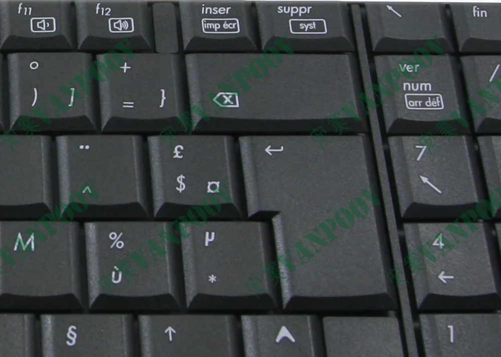 Новая клавиатура для ноутбука hp Compaq 6820 6820S Черный Французский FR AZERTY Clavier-454220-051,456587-051, V071326AK1