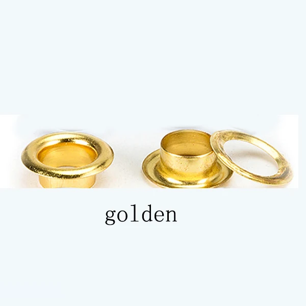 golden 10 мм серебряные металлические люверсы пуговицы для скрапбукингов швейная одежда аксессуары DIY ремесло подарки черный/золотой/сливери/бронза Wh - Цвет: golden