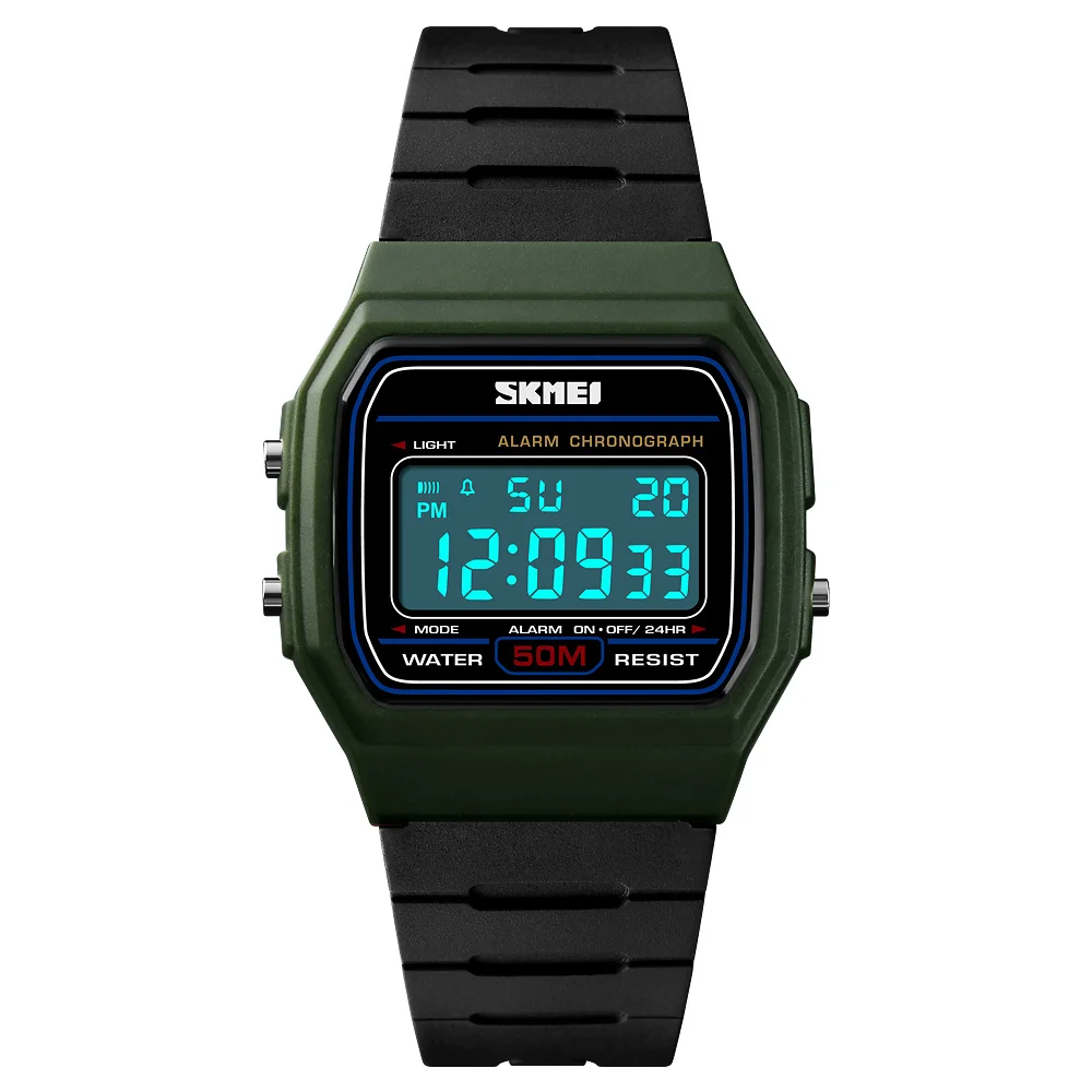 

SKMEI Luxury Brand Men'S Sport Watch Clock Relogio Masculino Women Digital Watch Stopwatch 50m Waterproof Ladies Wrist Watches