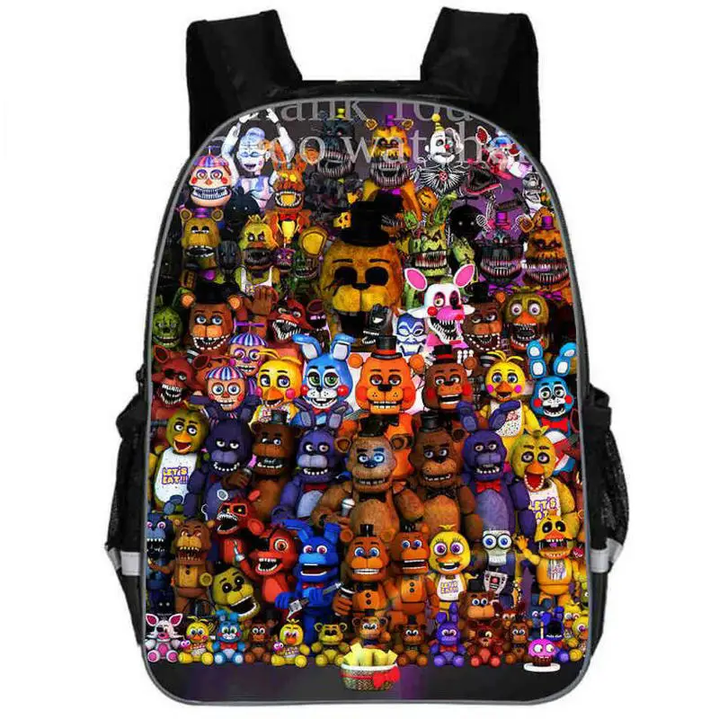 

New Kids Five Nights At Freddys Backpacks Anime Fnaf Backpack Boys Girls School Bags Children Book Bag Mini Daily Backpack