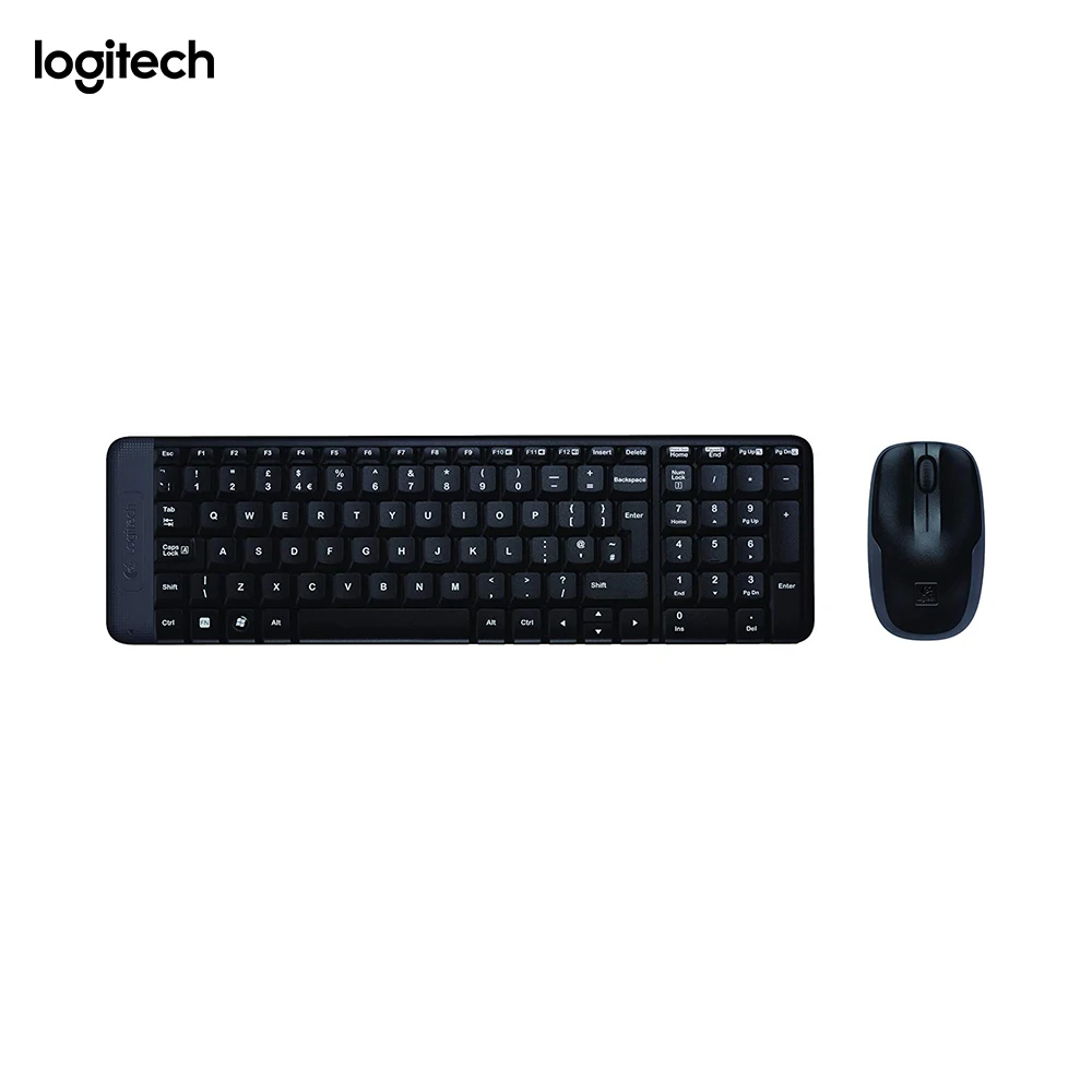 

Logitech MK220, POR, Standard, Wireless, RF Wireless, Black, Mouse included