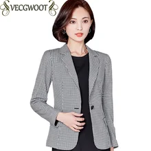 Весна/осень, новинка, Женский блейзер, пальто, женский тонкий короткий Блейзер с длинным рукавом, женский модный Блейзер большого размера на одной пуговице X770