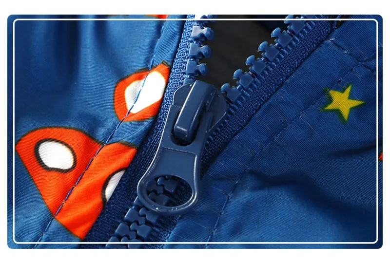 COOTELILI 80-130cm Fashion Car Printing Boys Windbreaker Children Clothes Hooded Spring Jacket For Boys Children Clothes  (5)
