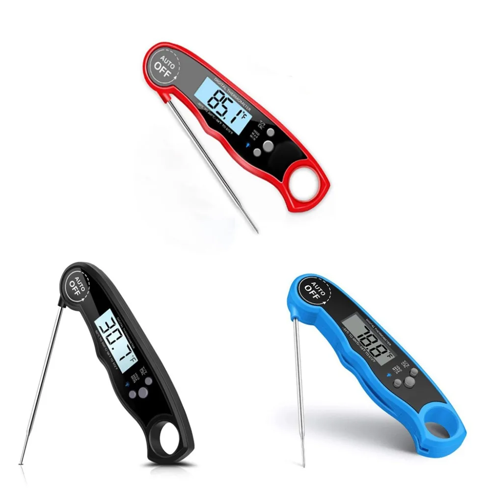 OOTDTY Waterproof Digital Instant Read Liquid Thermometer Folding Probe