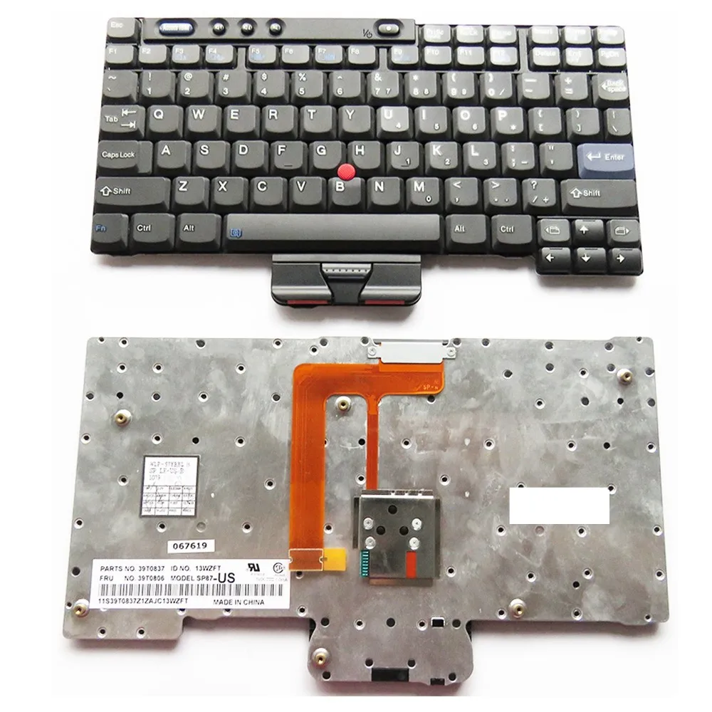  Keyboard for Lenovo FOR IBM X40 X41 X41T X40T US laptop keyboard