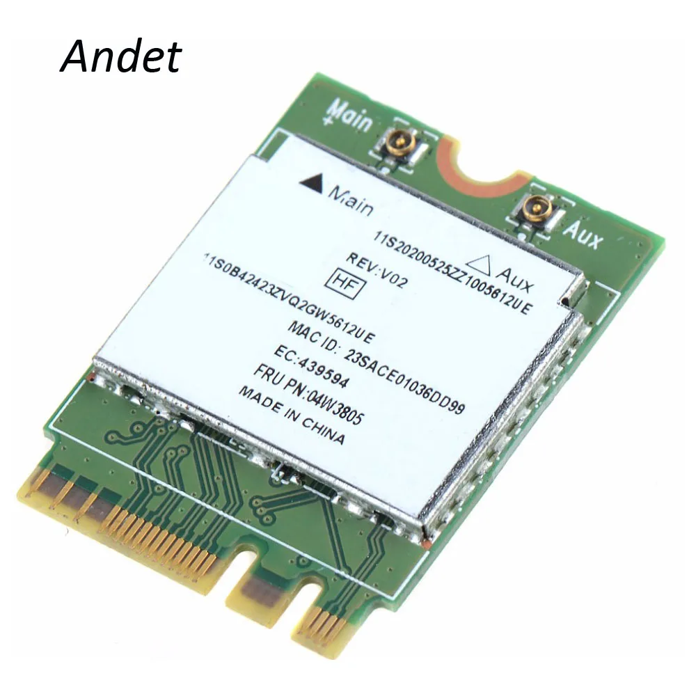 Notebook Wireless NGFF Network Card RTL8192EEBT BT4.0 M.2 Card FRU