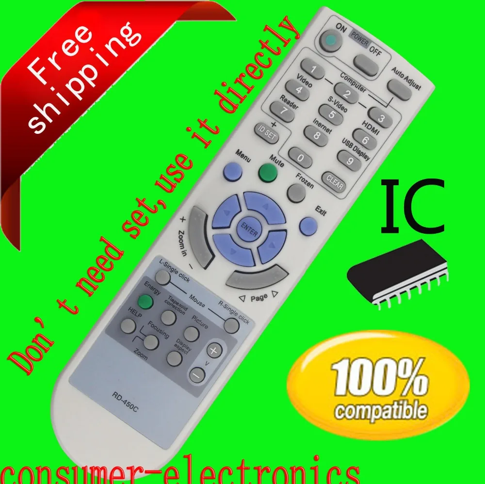 Для NEC пульт ДУ проектора контроль для NP420 + NP430C NP500 NP610C NP610 NP905 NP901W V230X NP1200 LT25 LT280 LT380