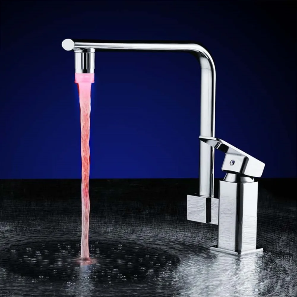 7 Colors Changing LED Water Faucet Tap Heads Glow LED Glowing Water