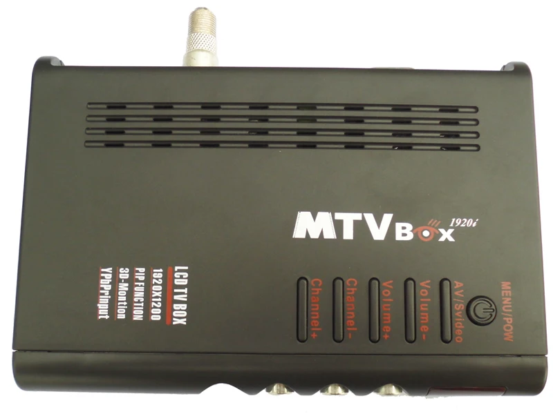 Digital MTV LCD Box Computer To VGA S-Video Analog TV Program Receiver Tuner LCD Monitor PAL NTSC For DVD/PDP/PS2,Dropshipping