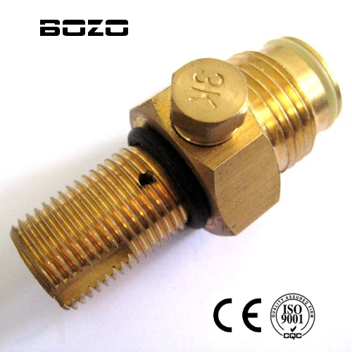 Новая стрельба Пейнтбол Co2 Танк Pin клапана Медь Made 5/8 "-18UNF и G1/2-14 резьба