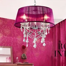 EMS м романтическая мода деревенский подвесной светильник Гостиная огни Ресторан Светильник спальни кристалл освещение 60012