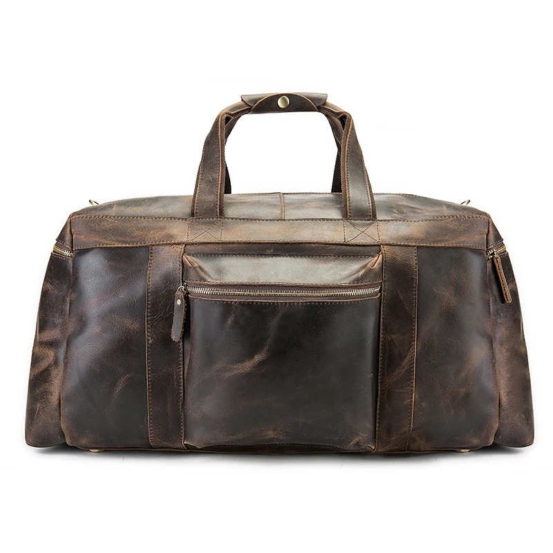 cowhide duffle