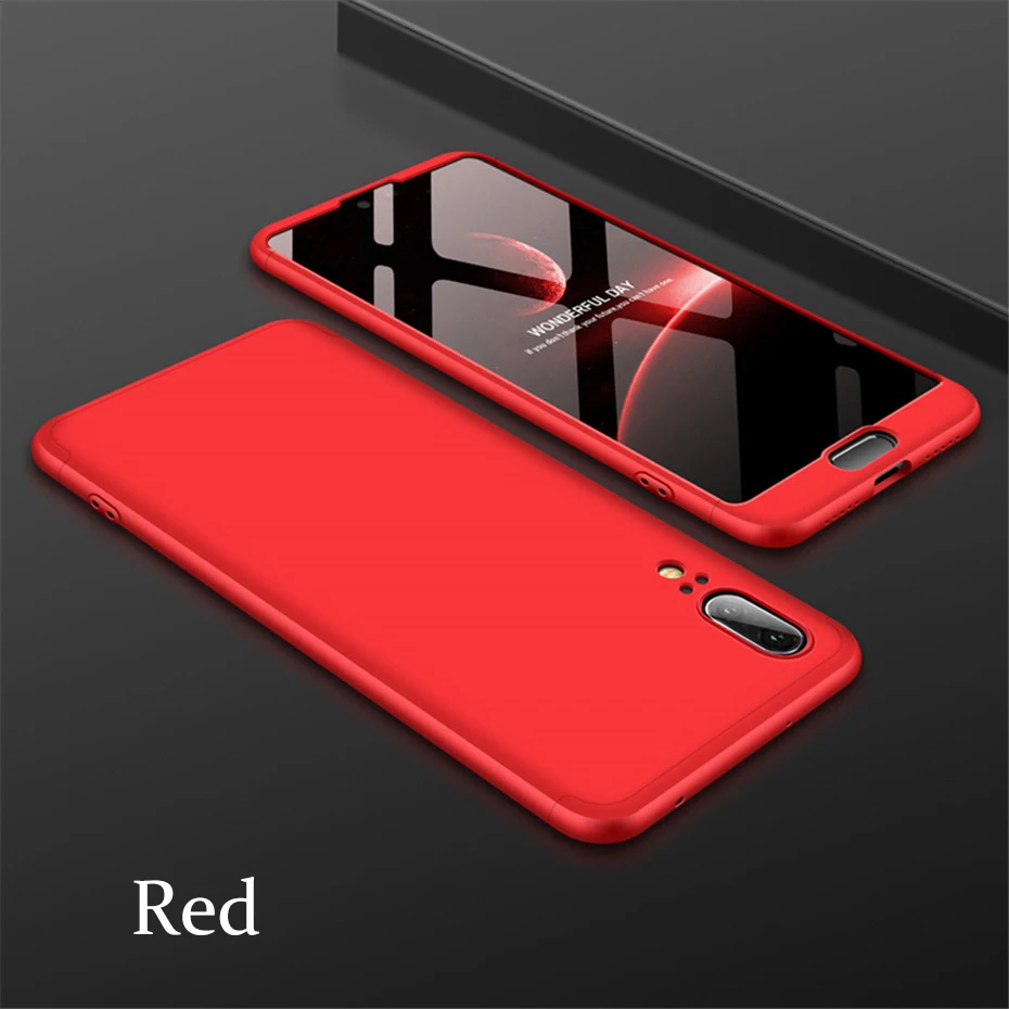 MOUSEMI Hard Case For Huawei P20 Lite Back Cover 360 Full Body With Tempered Glass On For Huawei P20 Lite P10 Lite P10 Plus Case  (2)