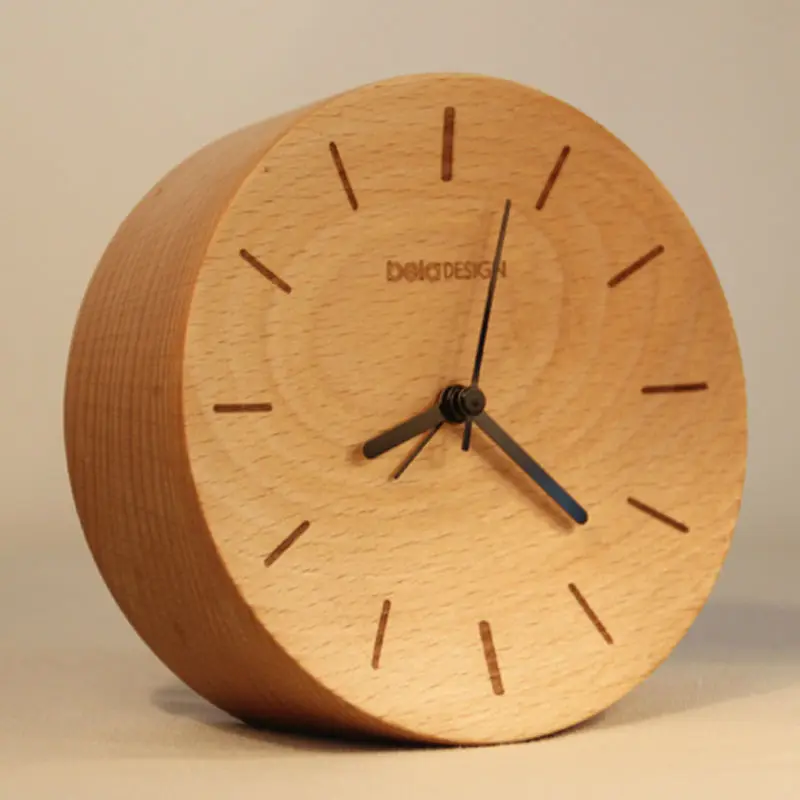Beladesign wood desk unique design free shipping bedroom alarm clock