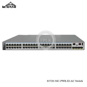 

Hua wei S5720-56C-PWR-EI-AC Switch 48 PoE+ 10/100/1000BASE-T Ethernet Standard Gigabit interface 4 port SFP 10GE network switch