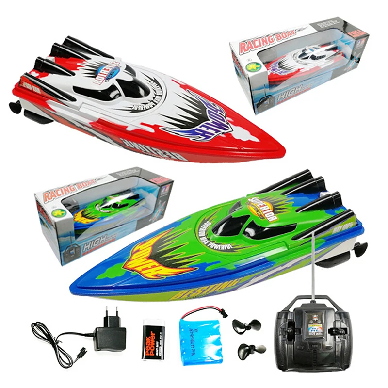Высокая скорость лодка Rc гоночная игрушка малыш детский подарок перезаряжаемый Радио пульт дистанционного управления двойной мотор подарок