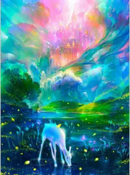 

5D Diamond Painting Kits for Adults Full Drill,Picture size 12*16 inches, canvas size 14*18 inches