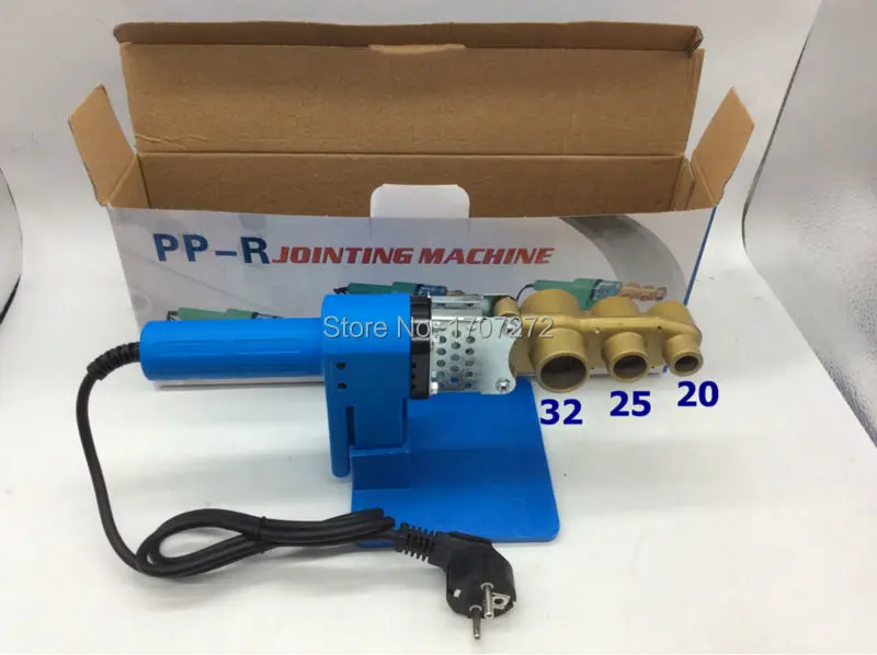 Полностью автоматический нагревательный PPR сварочный аппарат для труб, пластиковый сварочный аппарат переменного тока 220 в 600 Вт, 20-32 мм сварочный пластик