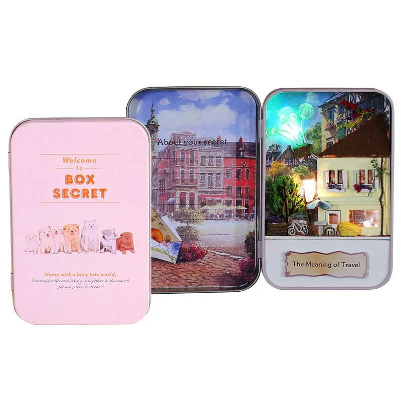 Meaning of Travel Box Theatre DIY 3D Dollhouse