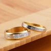 princess fashion Steel Wedding ring Gold color for WOMEN Men Charm LOVE charm Ring jewelry engagement JSH-R095 ► Photo 3/5