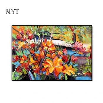 

MYT High Quality Scenery Landscape 100% Hand Painted Oil Painting On Canvas Wholesale Abstract Pictures Paintings Unframed