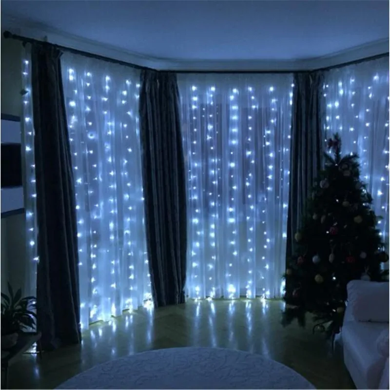 3x2M 180leds icicle led curtain string fairy light 180bulb Xmas Christmas Wedding home garden party garland decoration 3x2M 180leds icicle led curtain string fairy light 180bulb Xmas Christmas Wedding home garden party garland decoration