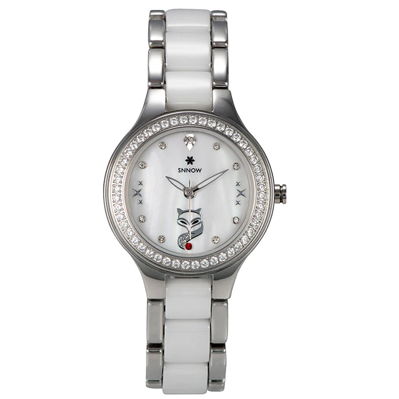 

Fashion Luxury Brand Crystal Dial Watches Women's Bracelet Watch Analog Quartz Wrist Watch Waterproof 100m CASIMA#6004