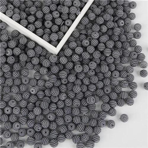 Dark Grey 10 мм 50 шт ABS имитация жемчуга бусины Круглые ABS разделительные пластиковые бусины искусство Поделки Сделай Сам изготовление одежды швейная ткань Бисер для одежды - Цвет: Dark Grey