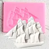 3D Sailboat Silicone Mold Baby Birthday Cake Decorating Tools Cupcake Cookie Baking Molds Candy Clay Chocolate Gumpaste Moulds ► Photo 1/6