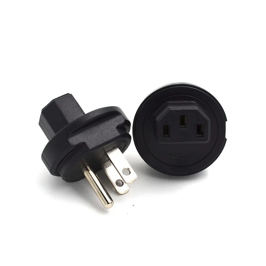 USA Power adapter US 3Pin Male Plug to IEC 320 C13 Socket Female Power
