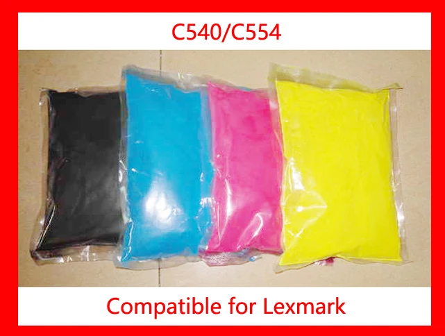 

High quality color toner powder compatible Lexmark C540/544 Free Shipping